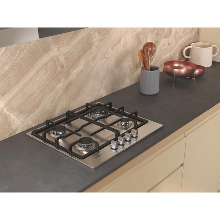 WHIRLPOOL - Piano cottura a gas ELEMENTS TGML 661 IX/R 58 cm-Acciaio inossidabile