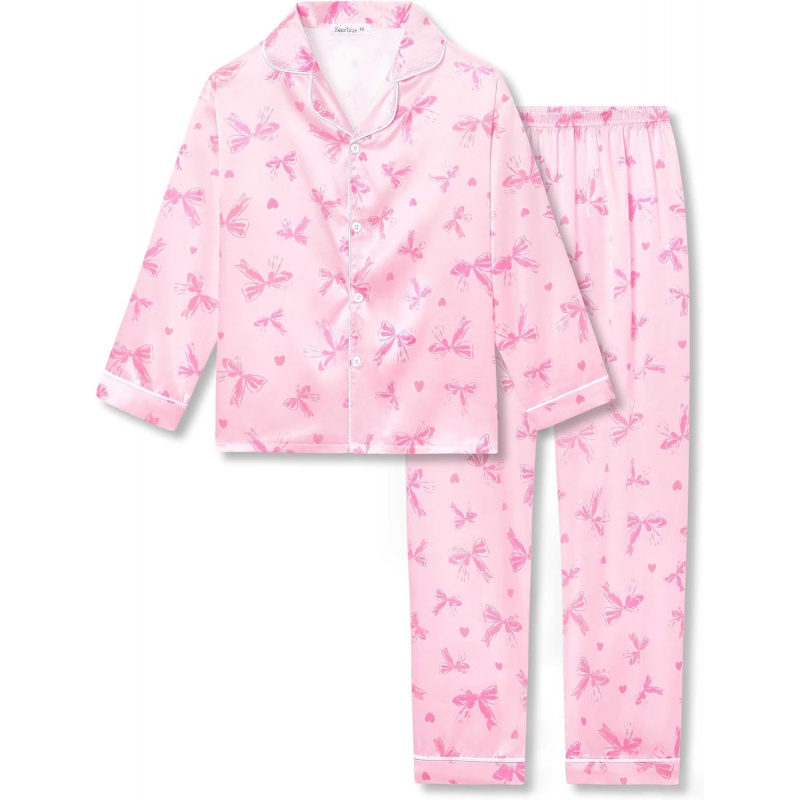 Silky Satin Pajama Long Sleeves Set