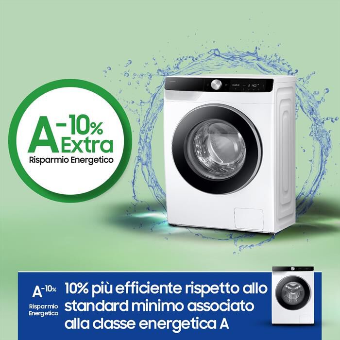 SAMSUNG - Lavatrice WW11DG6B25LKU3 11 Kg Classe A-bianco