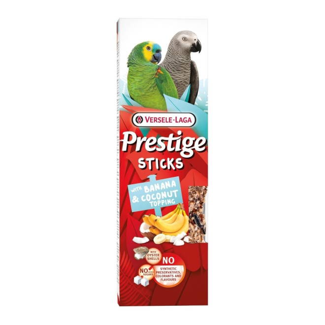 Versele-Laga Prestige Sticks Parrots banan & kokos 140 g