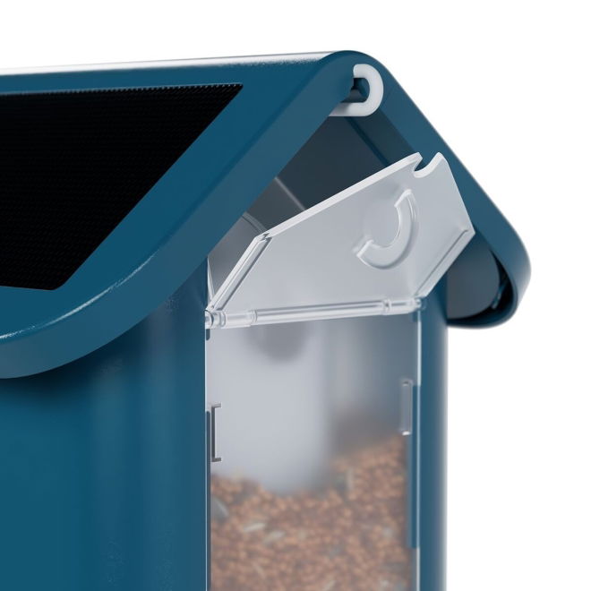 Birdbuddy Fôrautomat med Kamera Blå