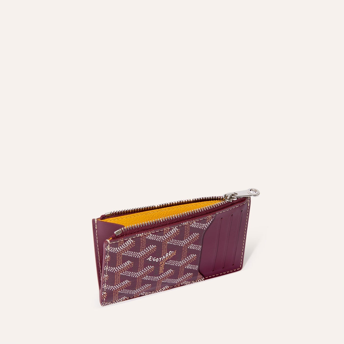 Bourbon zipped card holder
