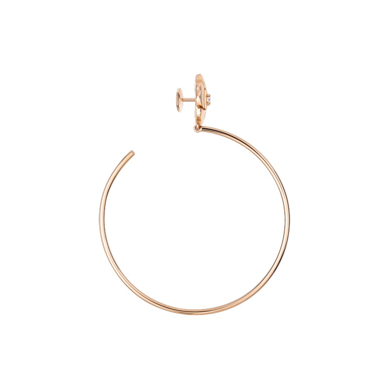 Extrait de Camélia hoop earrings