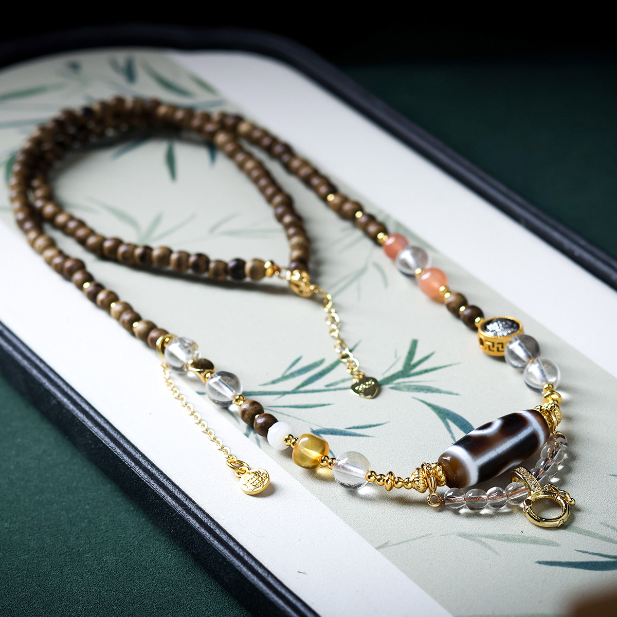 Universal pendant rope wooden strap rope