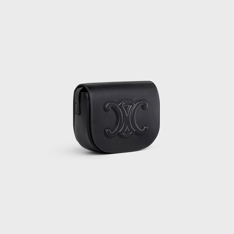 FOLCO CUIR TRIOMPHE IN SMOOTH CALFSKIN BLACK