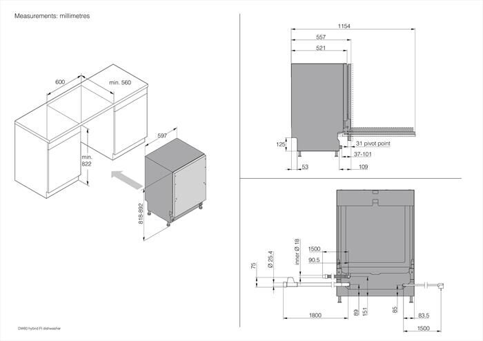 ASKO - Lavastoviglie DFI 8447 D Classe A 14 coperti--