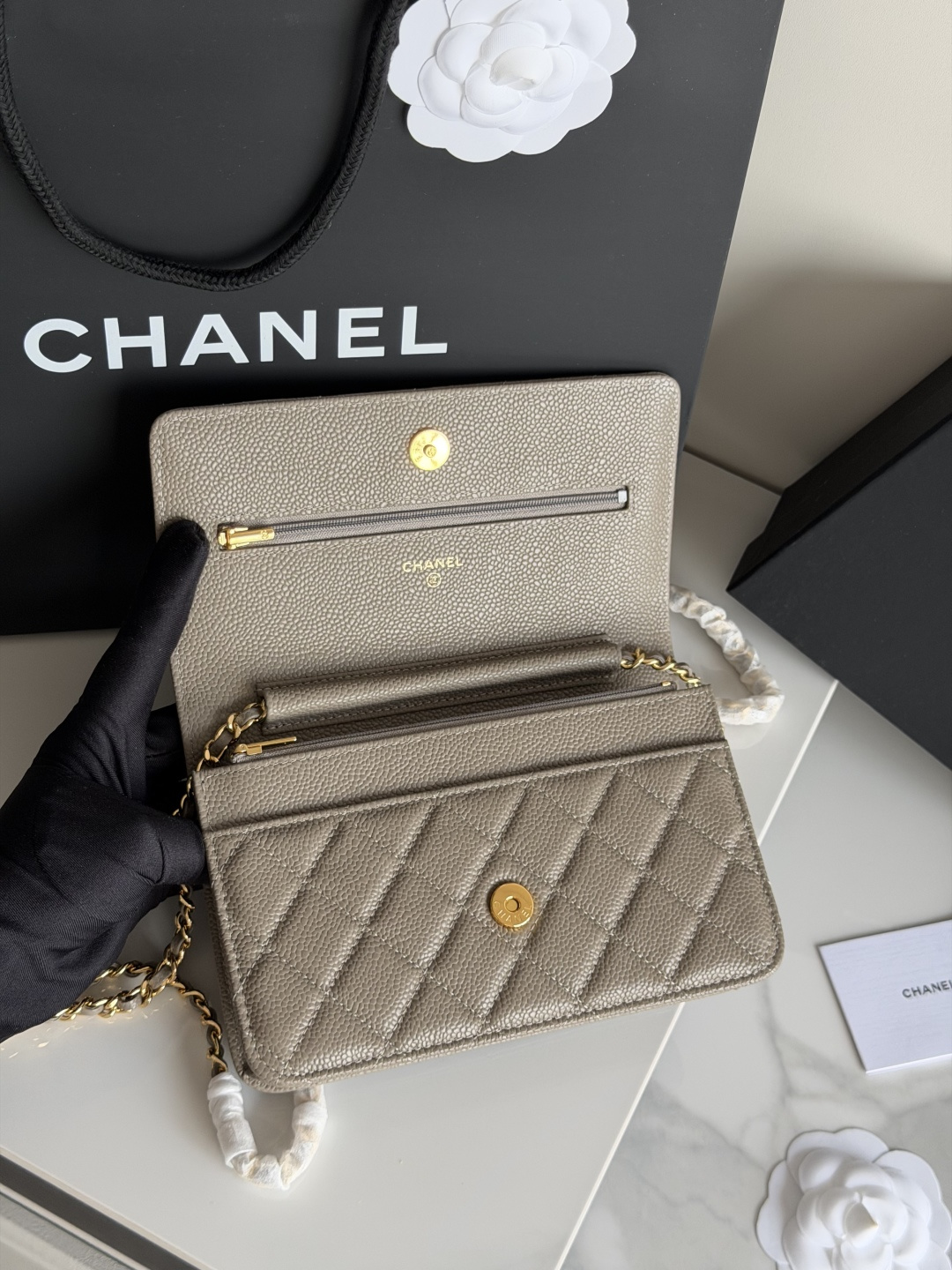 25C/26C Wallet On Chain（Oatmeal） - Mocuir