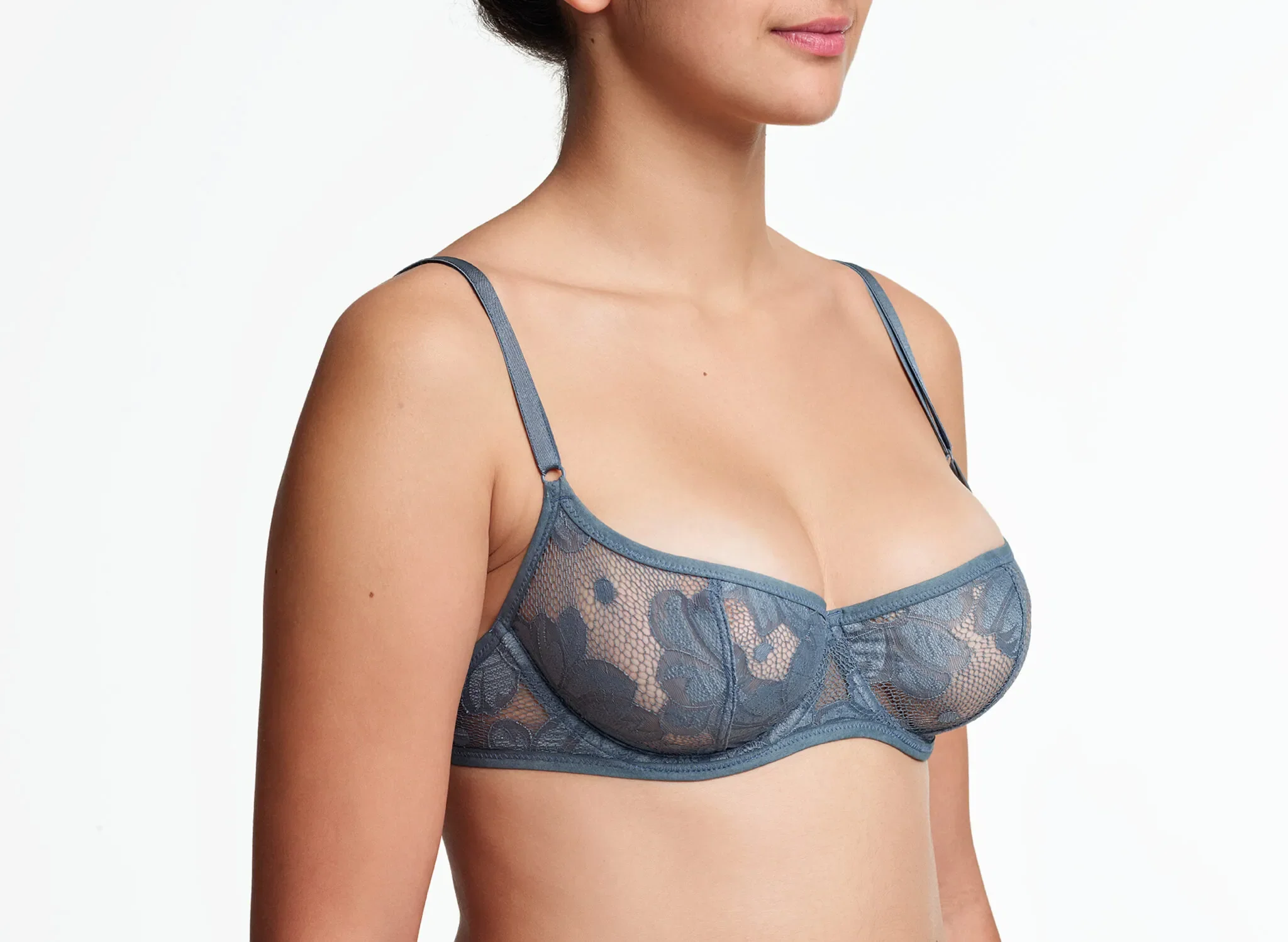 Yasmine Eslami Prune Balcony Bra