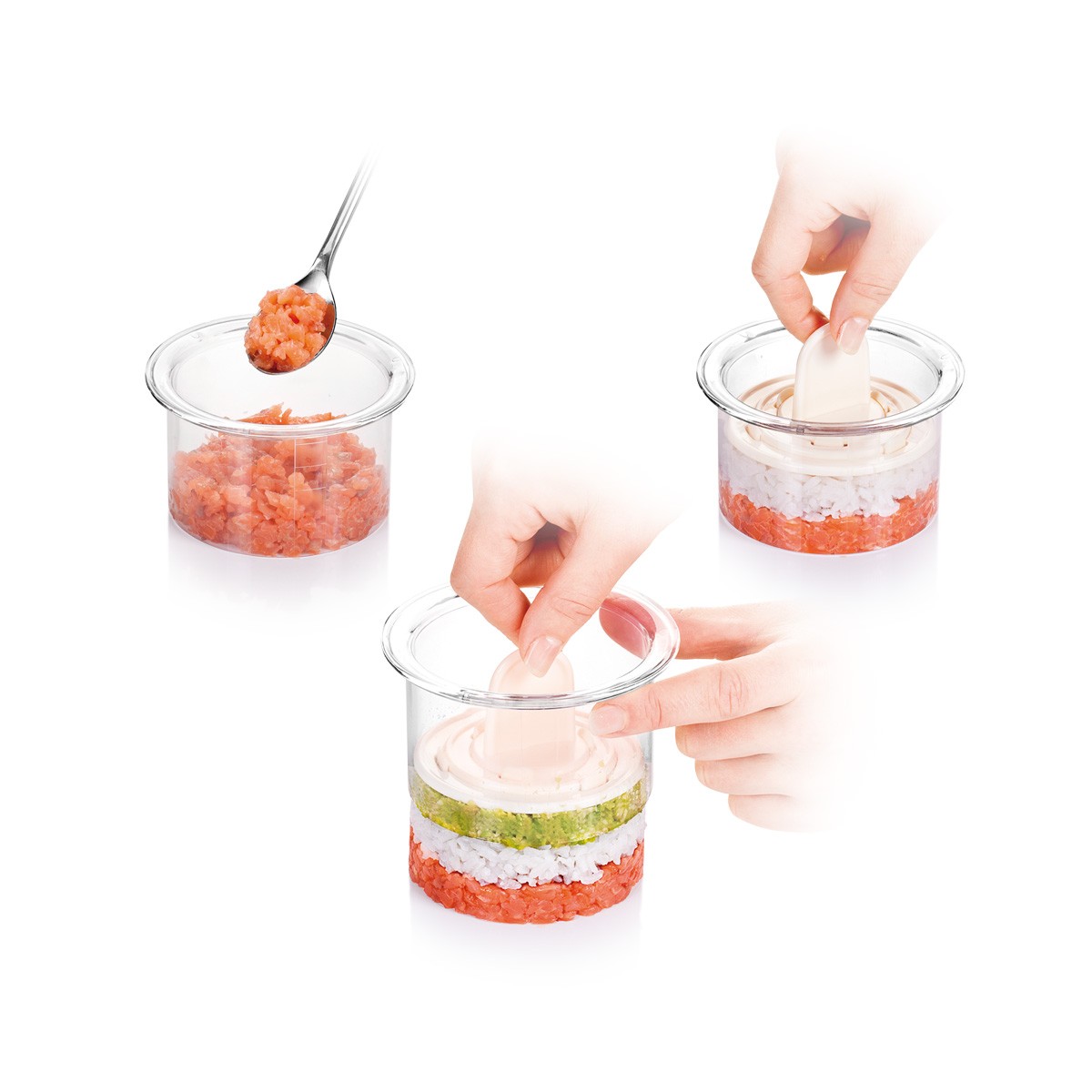 Formičky pro tvarování pokrmů PRESTO FoodStyle, kolečka, 3 ks