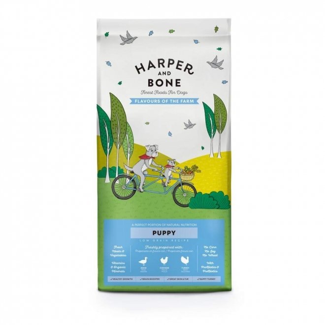 Harper and Bone Dog Puppy Flavours of the Farm tørrfôr