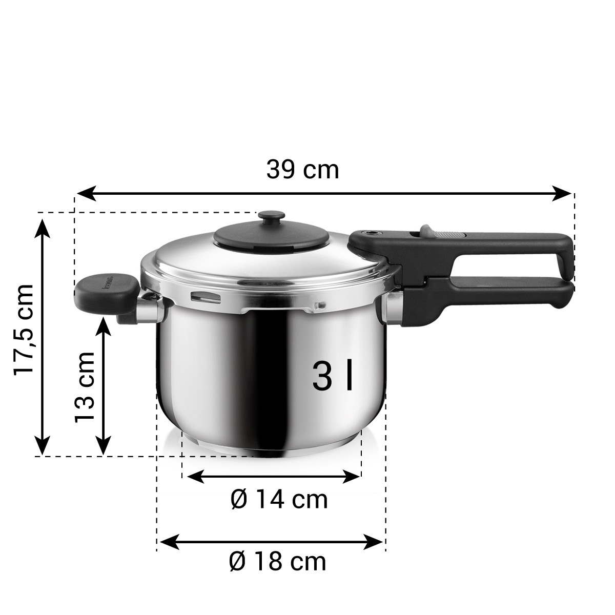 Tlakový hrnec GrandCHEF 3,0 l