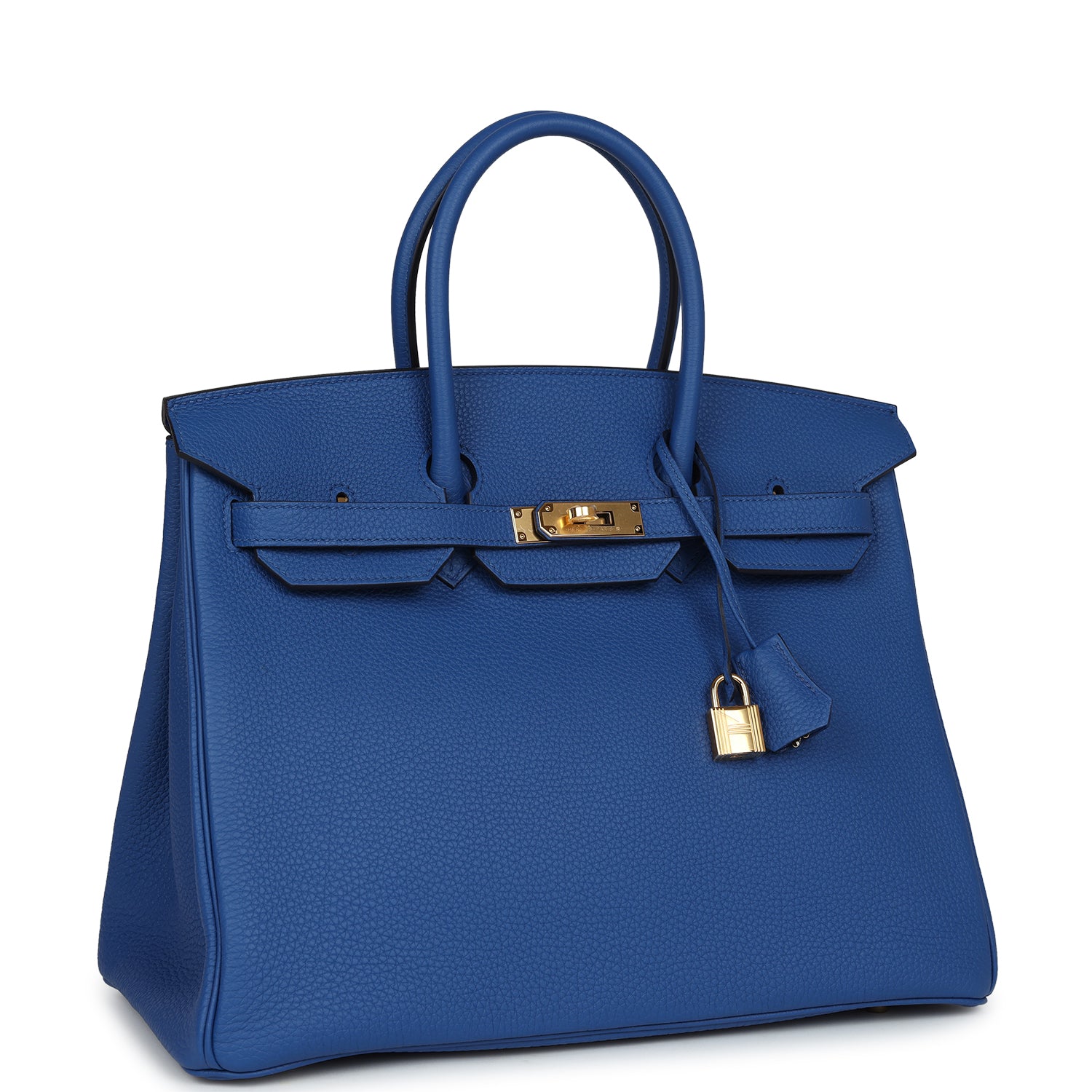 Birkin 35 Bleu France Togo Gold Hardware