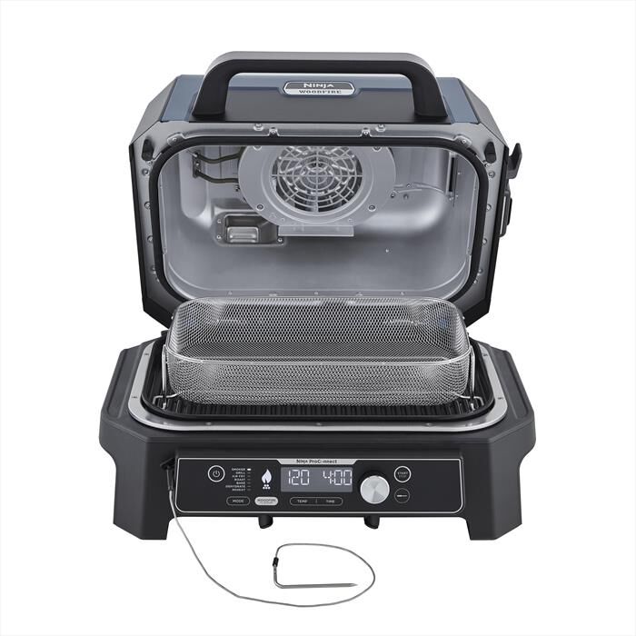 NINJA - Barbecue elettrico Woodfire Pro Connect XL OG901EU-Blu
