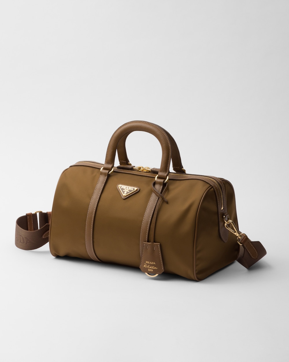 Re-Edition 1978 Medium Re-Nylon and Saffiano Leather Top-Handle Bag
