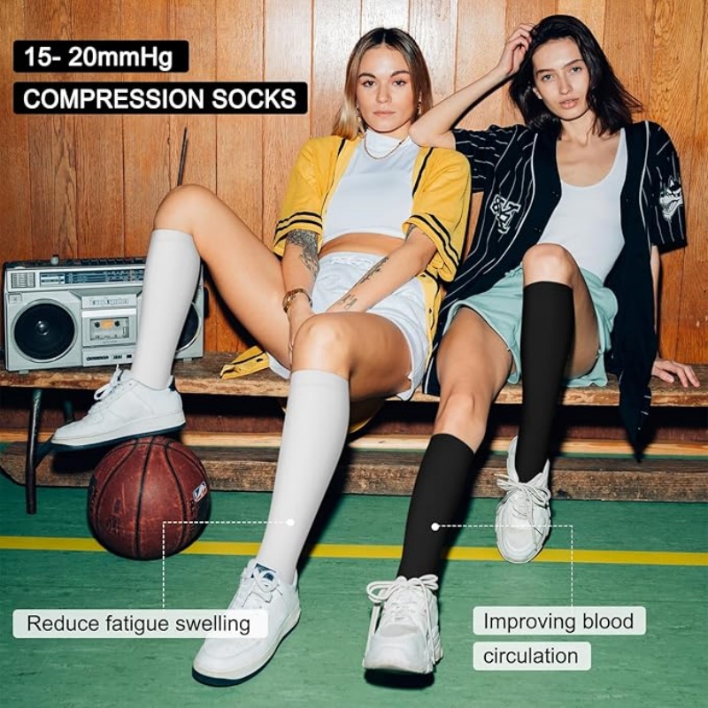 LUNULA 4 Pairs Compression Socks