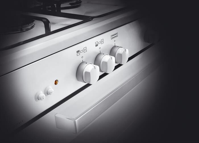 GLEM GAS - Cucina a gas A654MX6 Classe A-Bianco