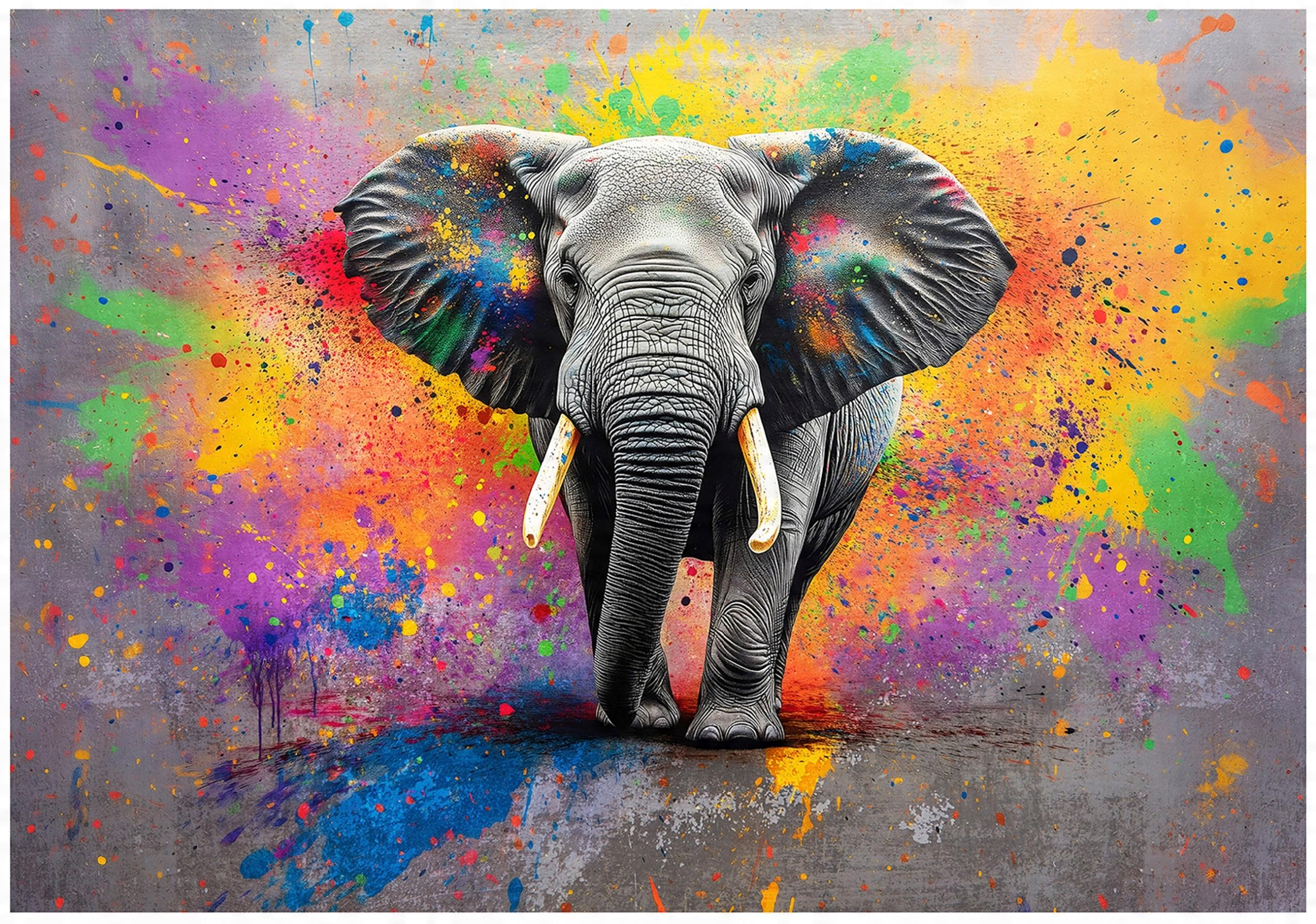 Photo wallpaper for children Elephant animals wallpaper for children's room