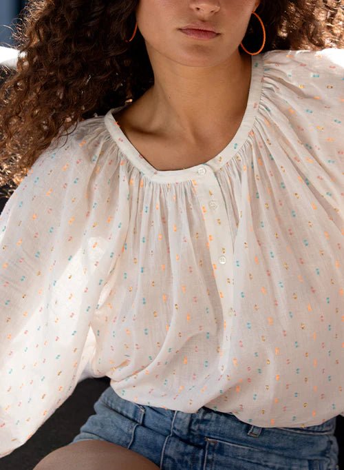 Open Drape Shell Blouse