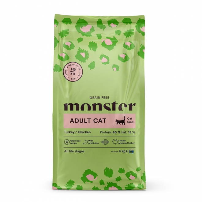 Monster Cat  Adult Grain Free Turkey & Chicken