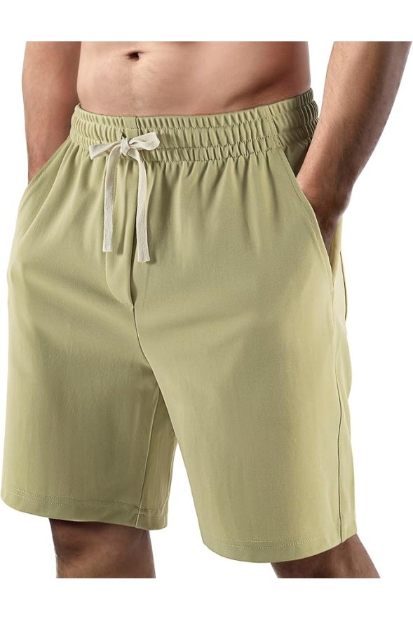 Mens Casual Shorts Outdoor Beach Shorts Elastic Waist