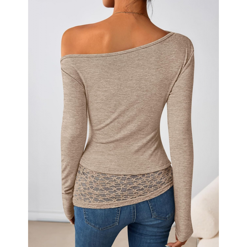 Women's Long Sleeve Off Shoulder Tops