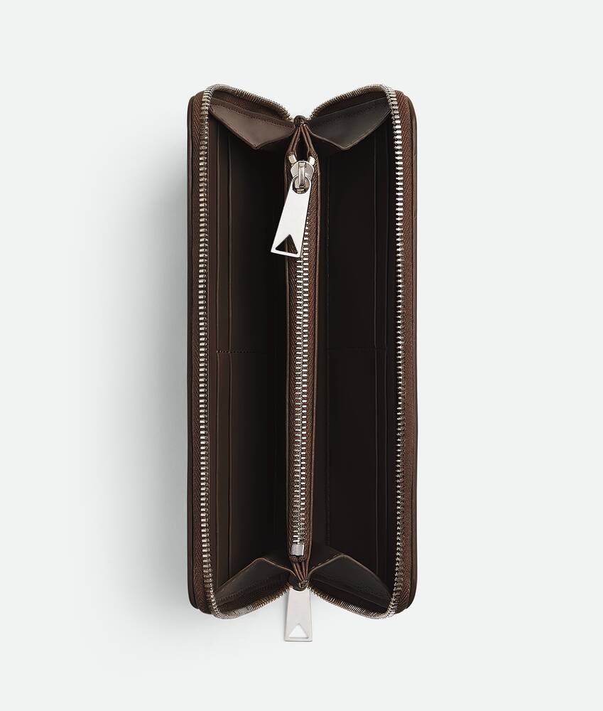 Intrecciato Zip Around Wallet