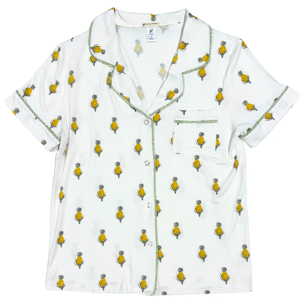 Aspen Dream Jolene Cropped Printed Pajama Set