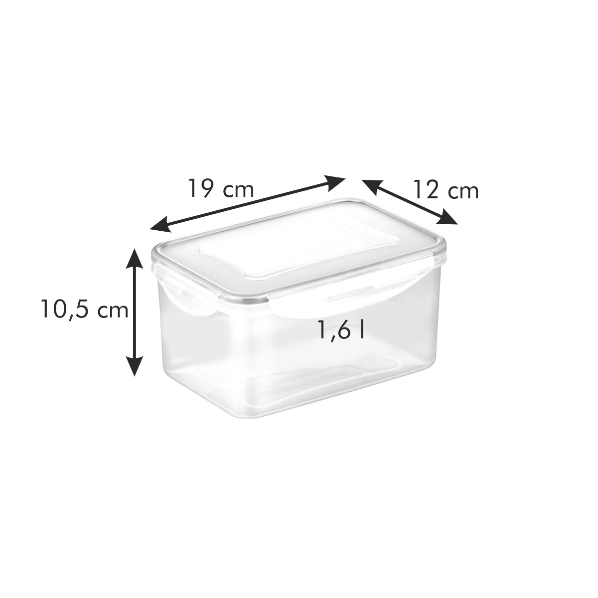 Dóza FRESHBOX 1,6 l, hluboká