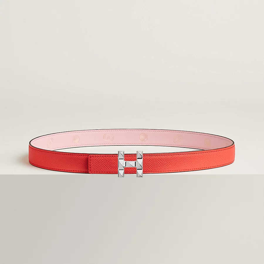H Infini belt buckle & Herm??s sur Mer reversible leather strap 24 mm