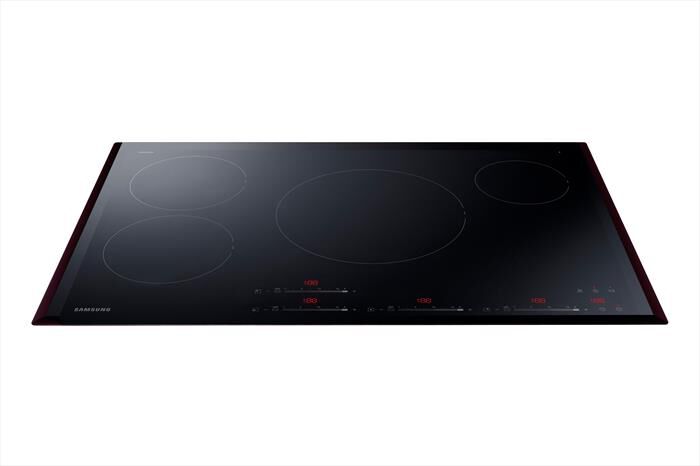 SAMSUNG - Piano elettrico induzione NZ84F7NB6AB/ET 80 cm-Vetro Ceramica Nero