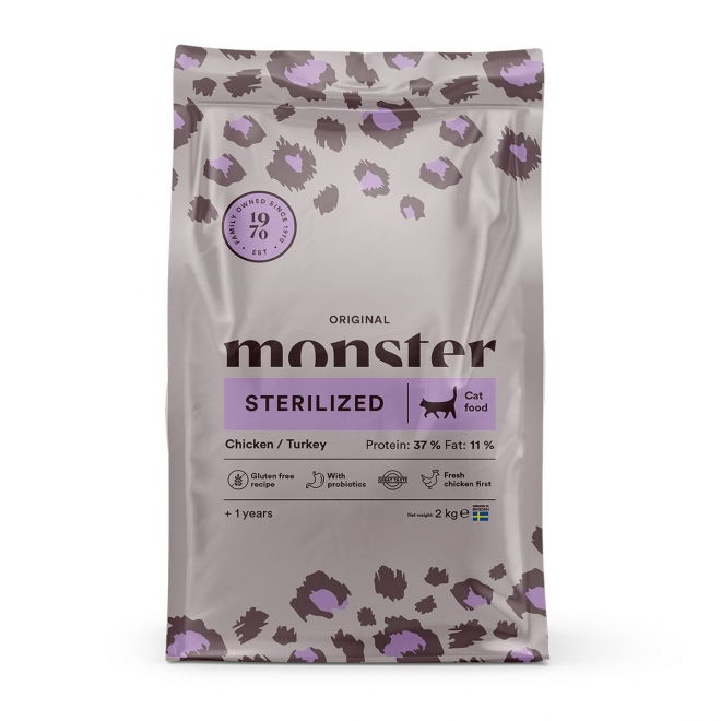 Monster Cat Adult Original Sterilized Chicken and Turkey
