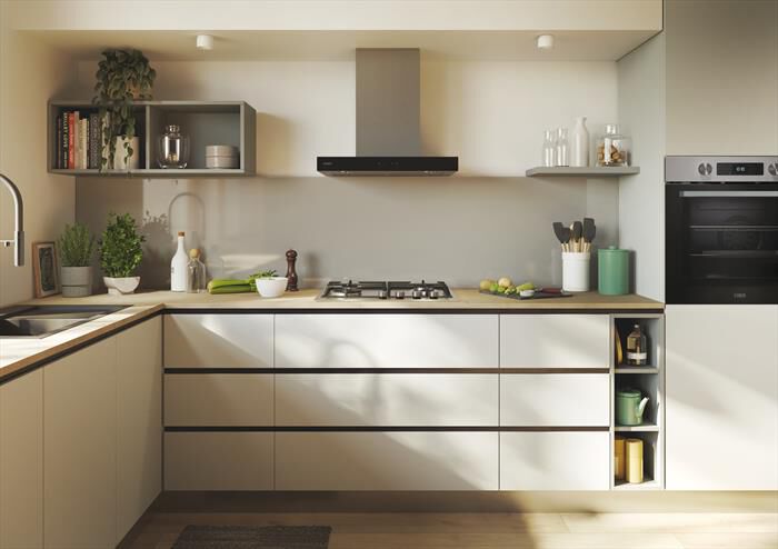 CANDY - Piano cottura gas CHG6BF4WTX 59,5 cm-Acciaio inox