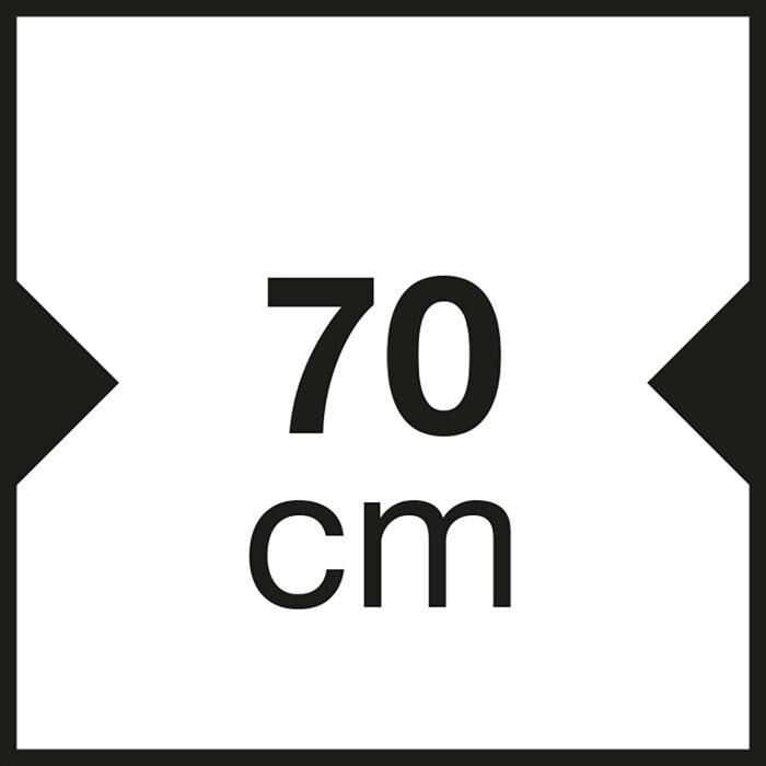 GLEM GAS - Piano cottura a gas GV755BK 5 fuochi 70cm-nero