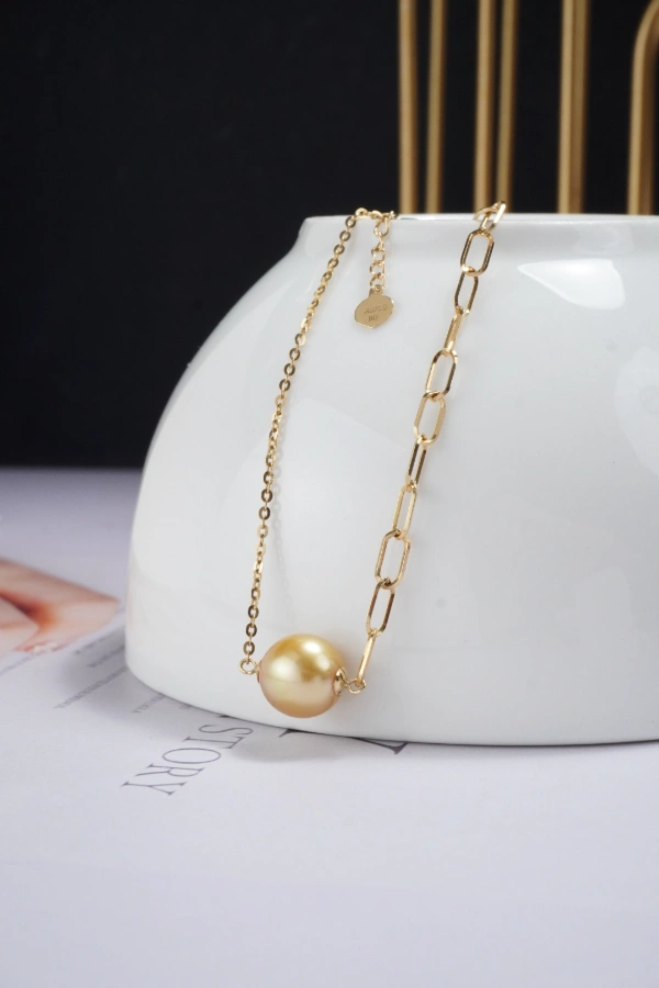 18k Gold Saltwater Pearl Bracelet