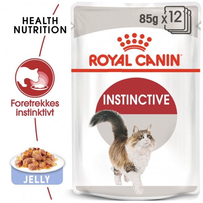 Royal Canin Instinctive Jelly Adult våtfôr til katt 12x85g