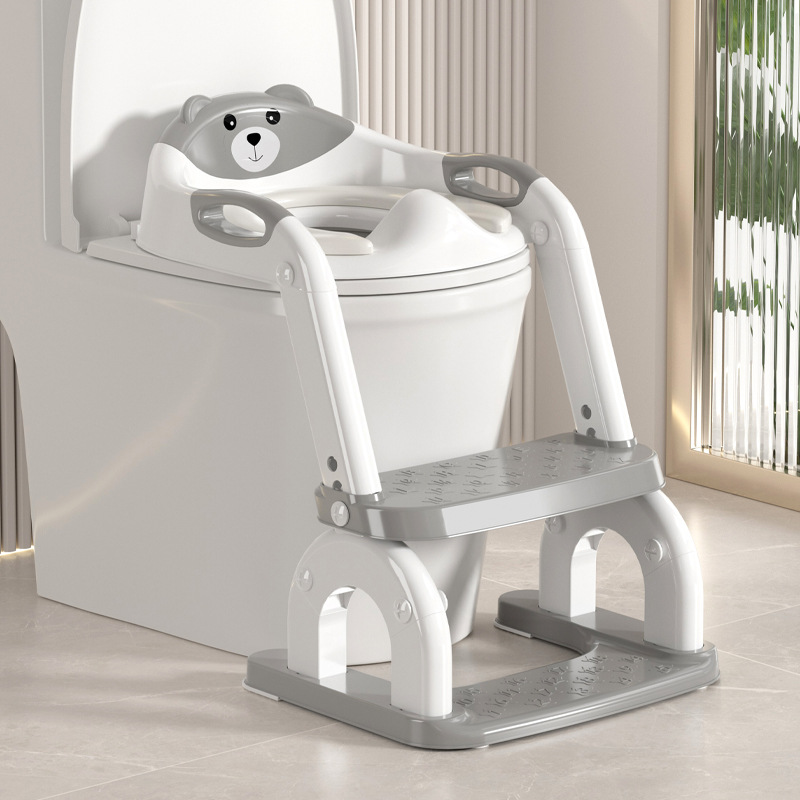 Children's Toilet Stairs Special Toilet for Boys and Girls and Babies Auxiliary Pad Rack Ladder Foot Stool Toilet Ring