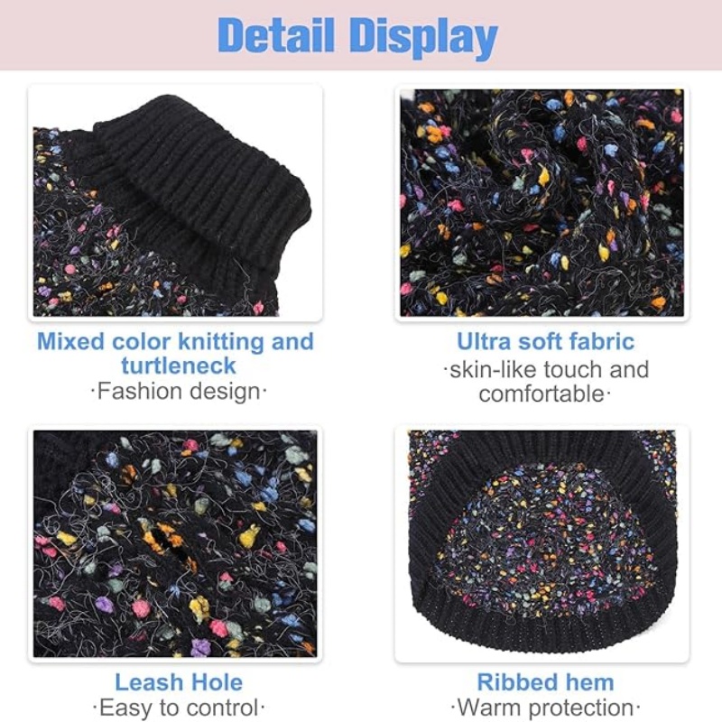 FURATTIRE Cable Knit Small Dog Sweater