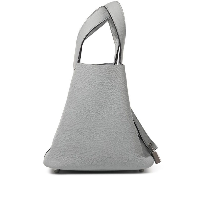 Bleu Pale Clemence Picotin Lock 18 Palladium Hardware