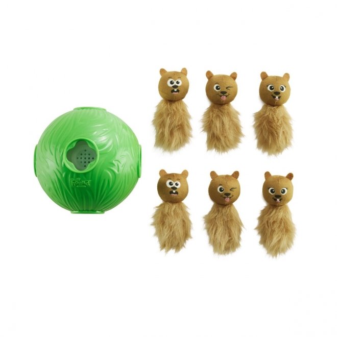 Nina Ottosson Snuffle N’ Treat Ball, ekorn