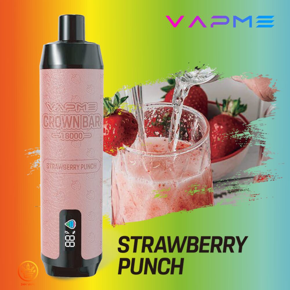 （3 pieces）VAPME Crown Bar 18000 Pro Max Leather Disposable Vape Pen 18000 puffs