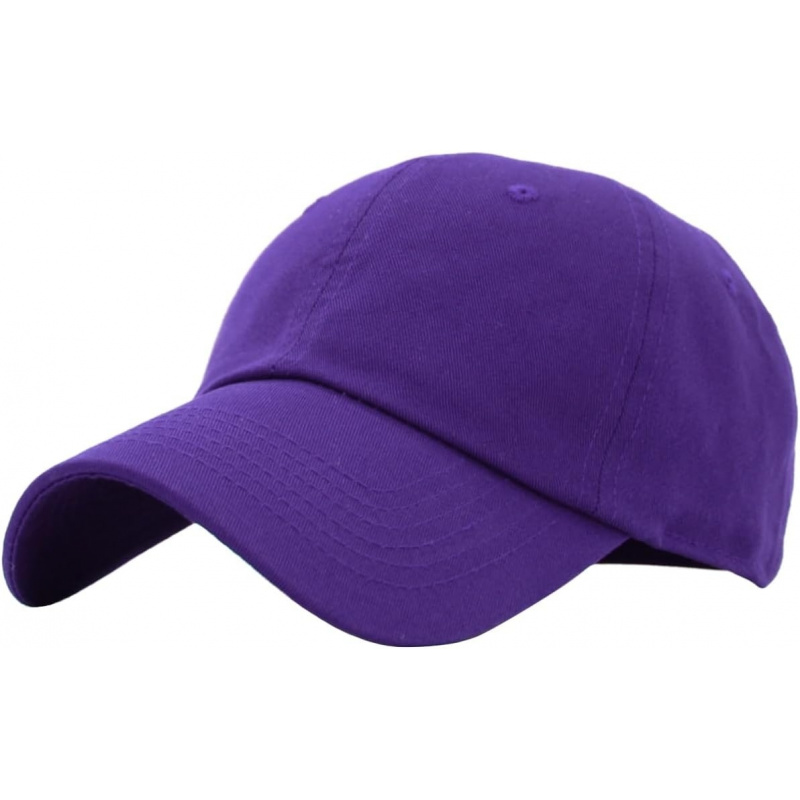 Classic Unisex Cotton Adjustable Low Crown Baseball Cap