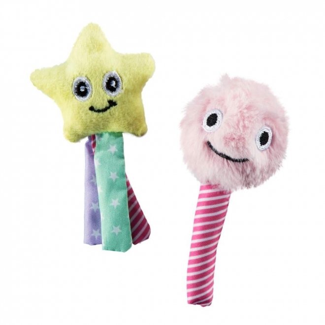 Little&Bigger Kitten Basics stjerne og sukkerspinn, 2-pakning
