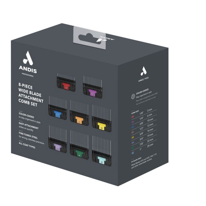 Andis Distansekammer Wide til Klippemaskin 8-pk