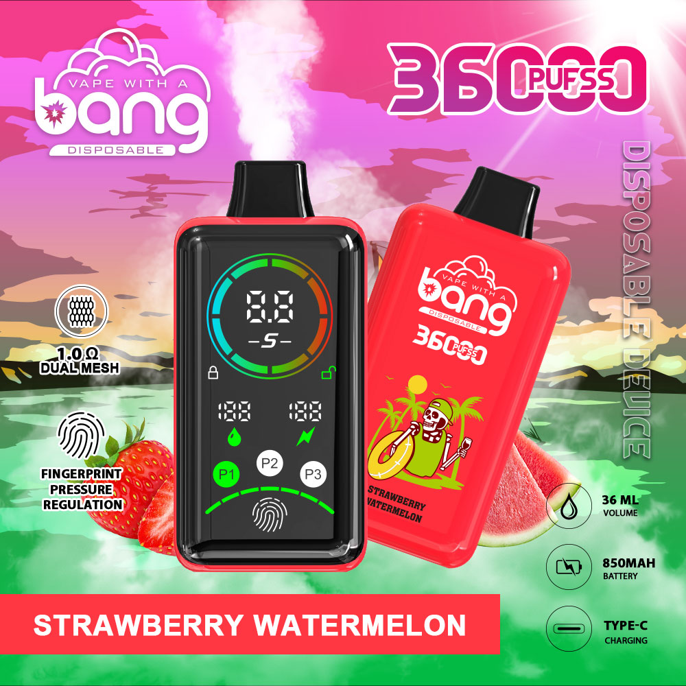 Bang 36K Power Advanced Fingerprint  Disposable Vape(3 pieces)