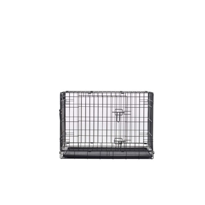 Savic Dog Cottage Hundebur Metall Sort
