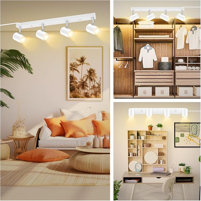 SPOTLUMINARA 4 Light Track Lighting Kit