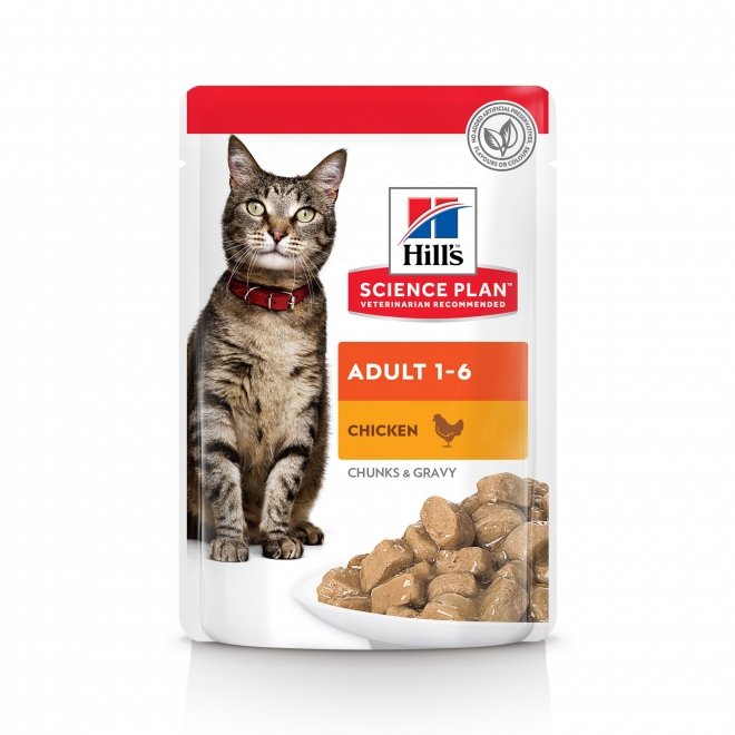 Hill's Sciene Plan Cat Adult Chicken & Turkey 12x85 g