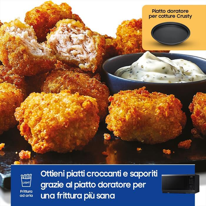 SAMSUNG - Forno microonde MG23DG4524CGE1-Nero