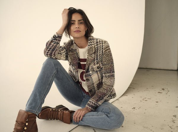 ‌Chic Breeze Tweed Jacket