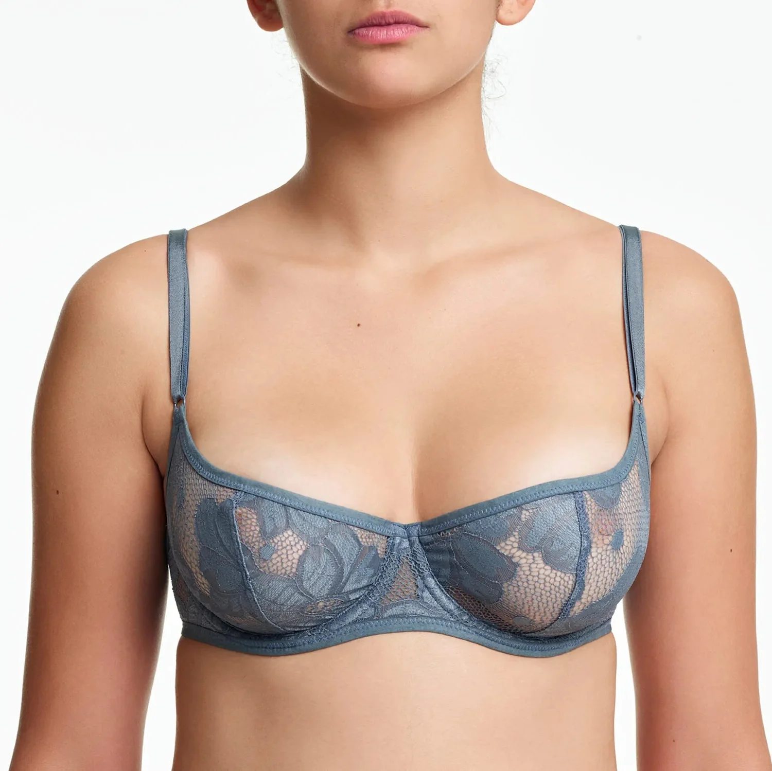 Yasmine Eslami Prune Balcony Bra